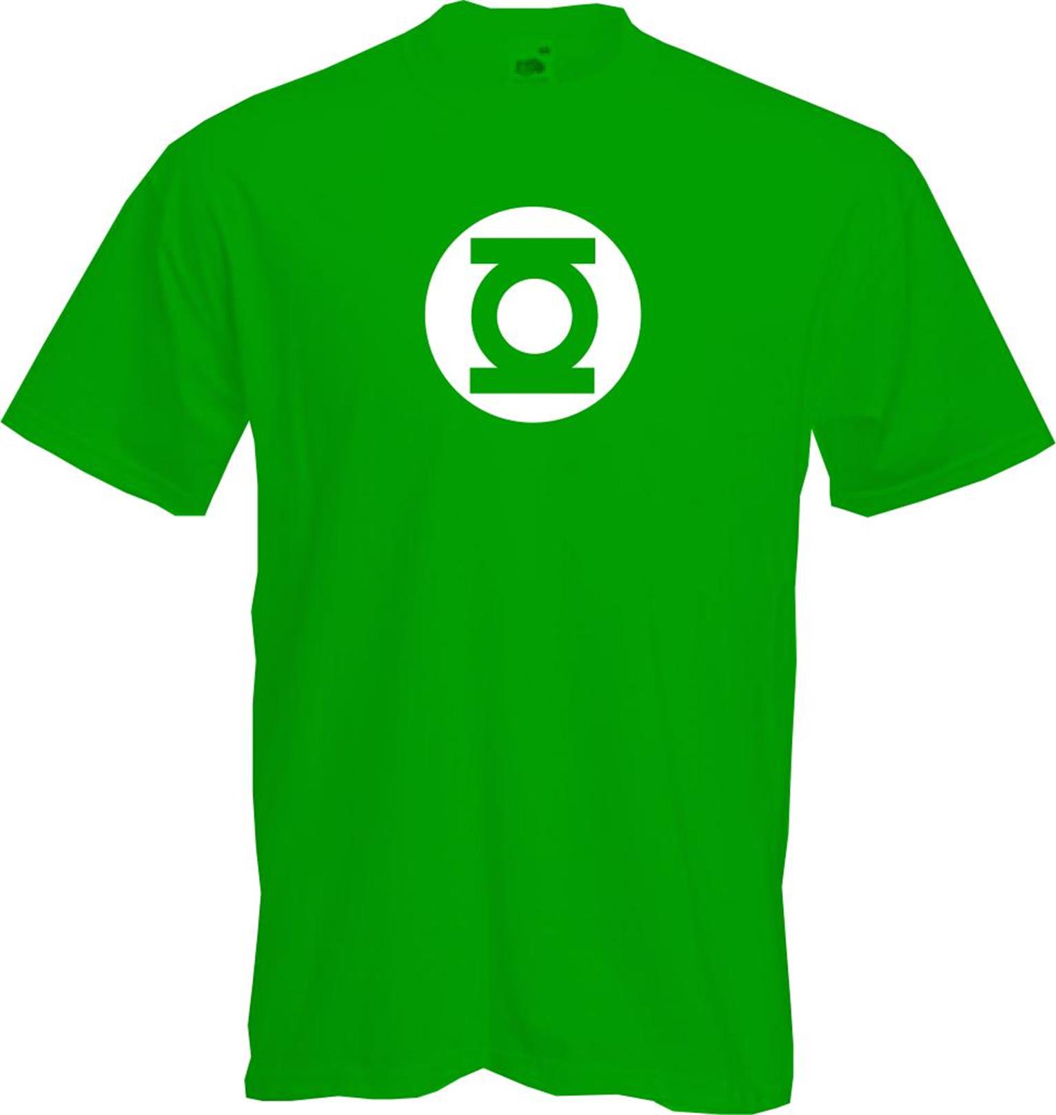 GREEN LANTERN SHELDON COOPER Big Bang Theory Funny Quality T