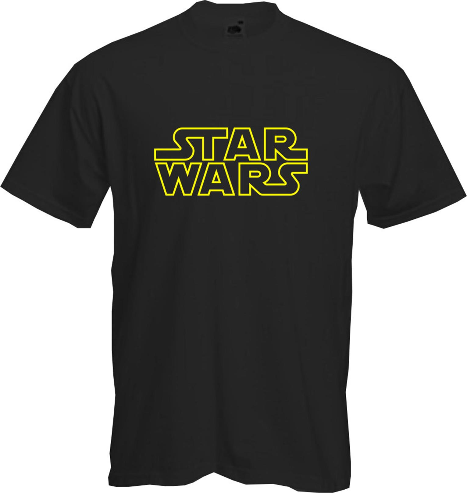 STAR WARS CLASSIC - T Shirt, Retro, Gold Logo, Sheldon, Fun, Cool
