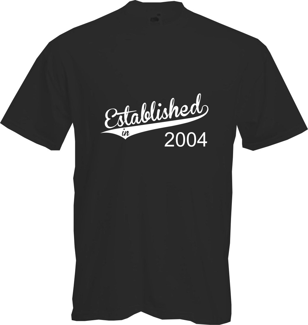 ALTRA FONDATA NEL 2004 T shirt 21° COMPLEANNO (2025) divertente regalo NUOVO