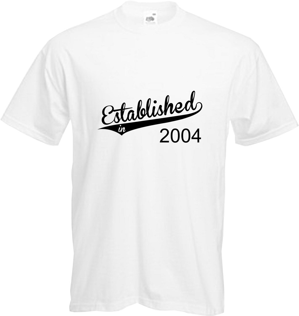 ALTRA FONDATA NEL 2004 T shirt 21° COMPLEANNO (2025) divertente regalo NUOVO