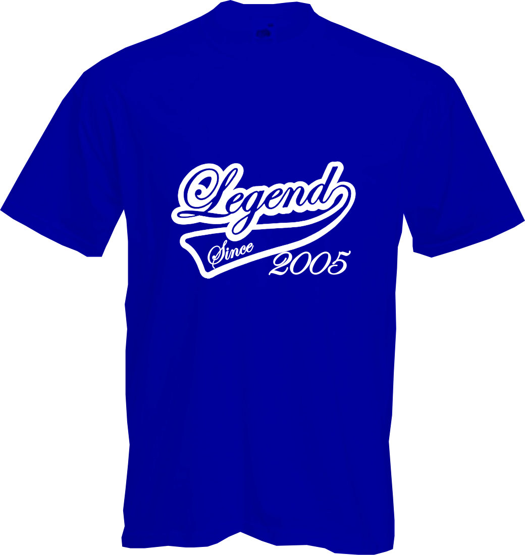 ALTRA LEGGENDA DAL 2004 T Shirt 20° COMPLEANNO (2024) Divertimento Regalo NUOVA