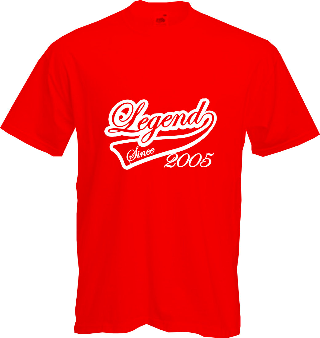 ALTRA LEGGENDA DAL 2004 T Shirt 20° COMPLEANNO (2024) Divertimento Regalo NUOVA