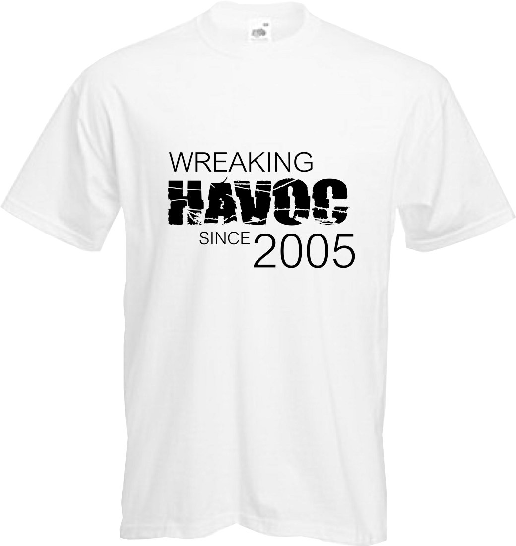 ALTRA WREAKING HAVOC 2004 T shirt 20° COMPLEANNO (2024) divertimento regalo NUOVO