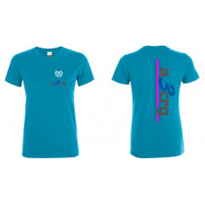 A3CRG - 25 years Cotton T Shirt - Ladyfit Blue