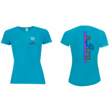 A3CRG - 25 years Sports T Shirt - Ladyfit Blue