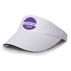 Litter Free Leeds Sun Visor