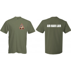 Ted Coningsby - Air Hair Lair - (On Olive TShirt)