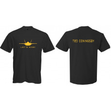 Ted Coningsby - F35 Lets Ride! - (Yellow On Black TShirt)