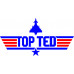 Ted Coningsby - Top Ted - Typhoon (on White T Shirt)