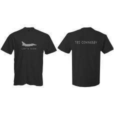 Ted Coningsby - Typhoon Lets Ride! - (Grey On Black TShirt)